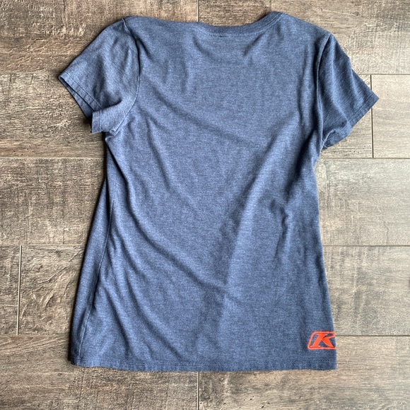 Klim snowmobile, womens t-shirt. Medium heathered blue - Picture 2 of 5